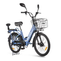 Электровелосипед Green City Gelbert ALFA 1 ST / Eltreco Alfa New Темно-синий