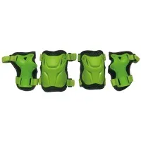 Набор защиты Tech Team Safety line 800, цвет зеленый (размер S)